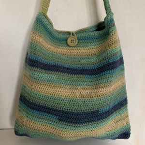 Sutherland Stripes Handmade Crochet Shoulder Bag
